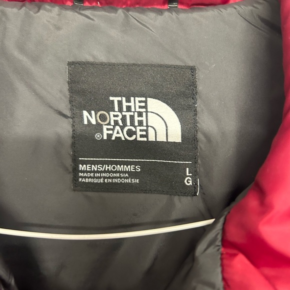 Maroon Northfave Jacket Size L - Picture 3 of 3